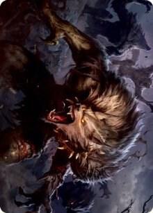 Village Reavers Art Card 45 (Art Series: Innistrad: Midnight Hunt)  | Good Games Modbury