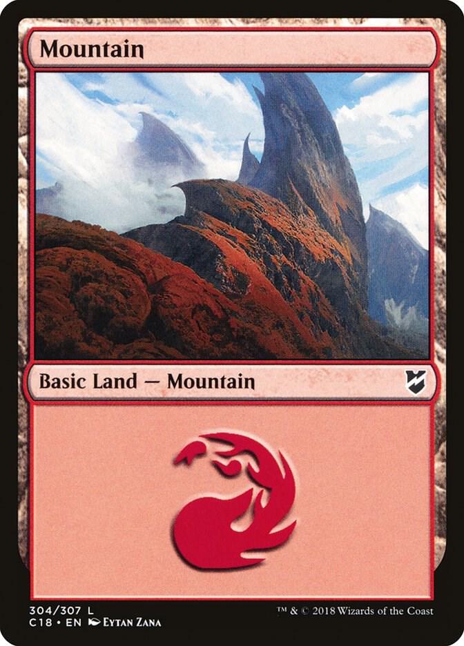 Mountain 304/307 (Commander 2018)  | Good Games Modbury