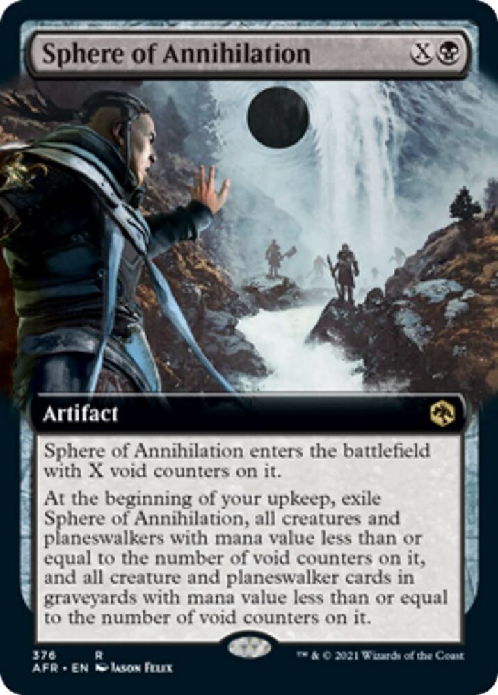 Sphere of Annihilation Extended Art 376/281 (Adventures in the Forgotten Realms)  - Foil | Good Games Modbury