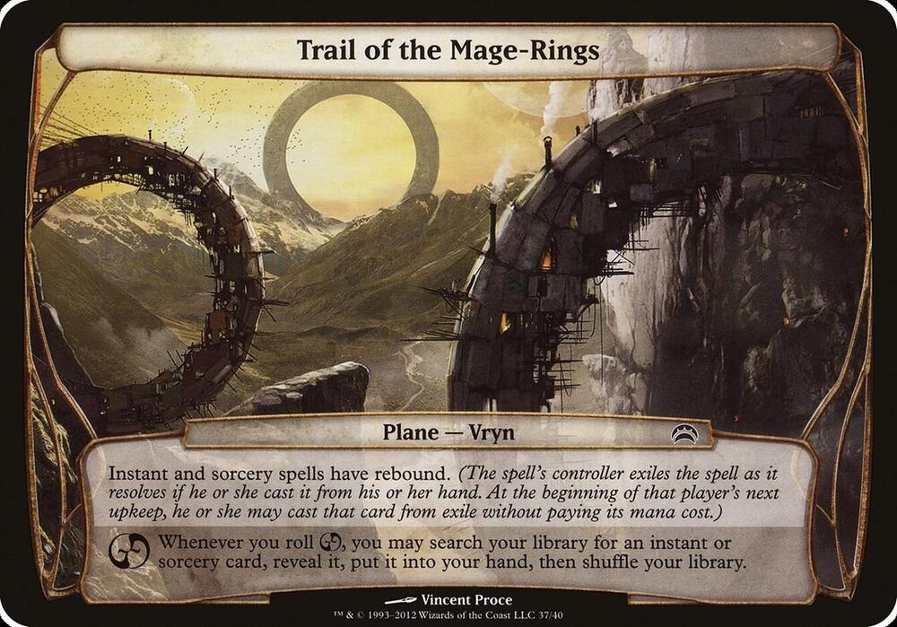 Trail of the Mage Rings Planechase 2012 37/40 (Oversize Cards)  | Good Games Modbury