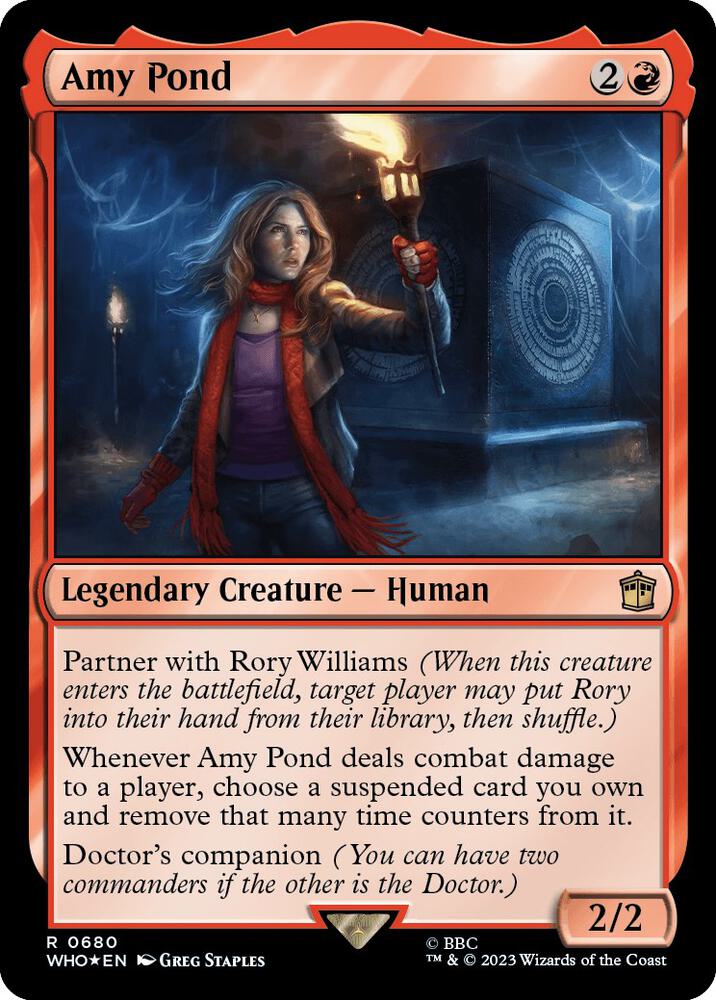 Amy Pond 680/331 (Universes Beyond: Doctor Who)  - Surge Foil | Good Games Modbury