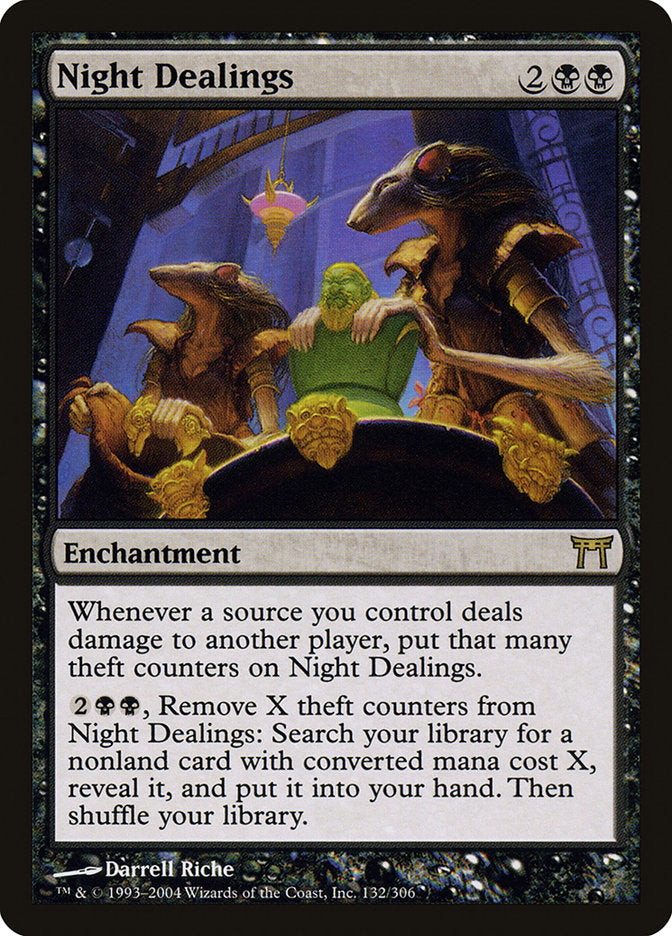 Night Dealings 132/306 (Champions of Kamigawa)  - Foil | Good Games Modbury