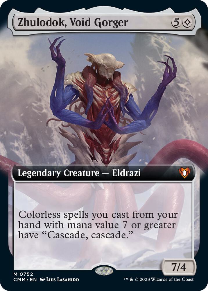 Zhulodok, Void Gorger 752/451 (Commander Masters)  - Extended Art | Good Games Modbury