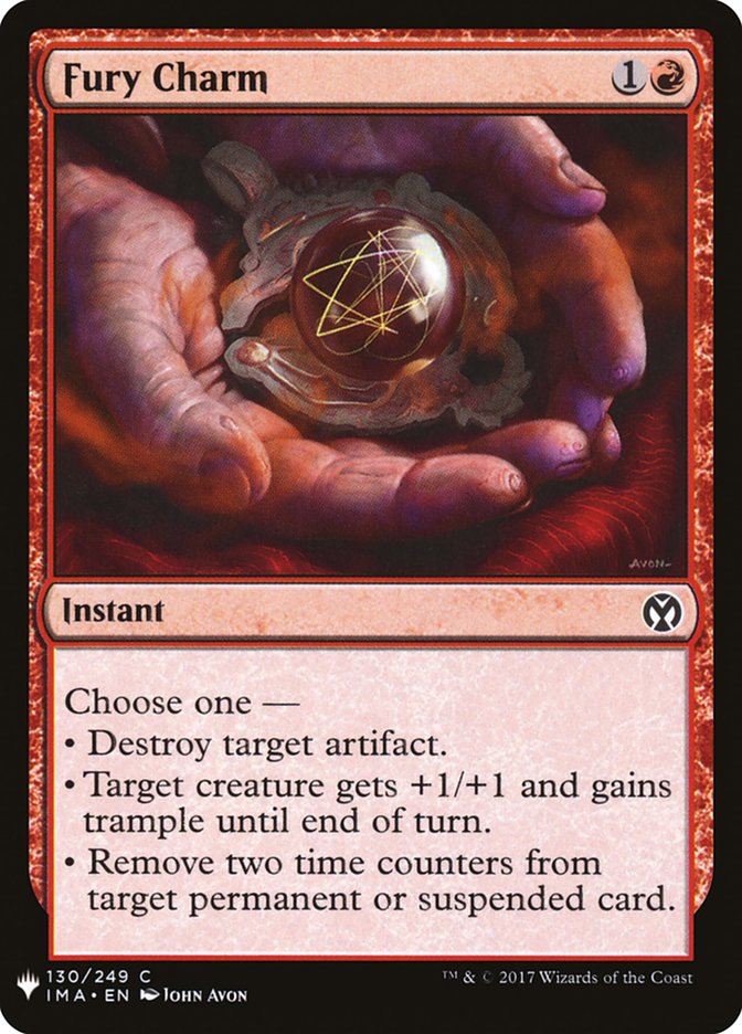 Fury Charm [Mystery Booster] | Good Games Modbury