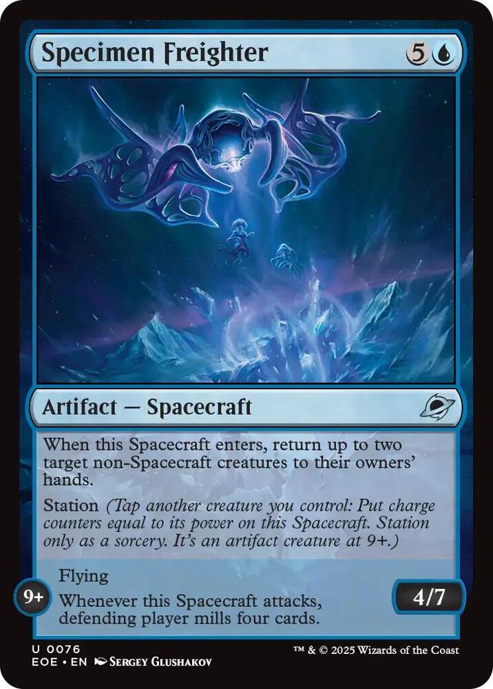 Specimen Freighter 76/276 (Edge of Eternities)  - Foil | Good Games Modbury