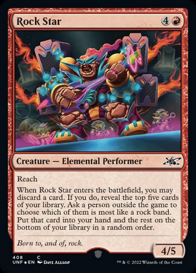 Rock Star (Galaxy Foil) [Unfinity] | Good Games Modbury