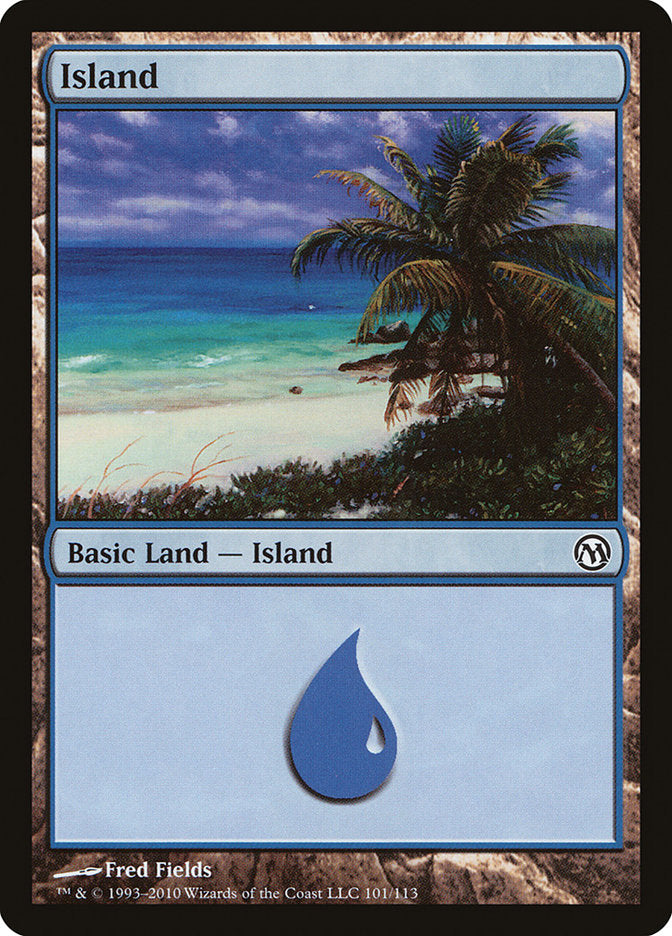 Island (101) [Duels of the Planeswalkers] | Good Games Modbury
