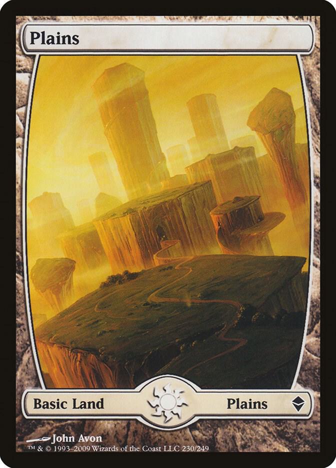 Plains 230/249 (Zendikar)  - Full Art | Good Games Modbury
