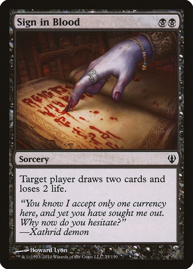 Sign in Blood 25/150 (Archenemy)  | Good Games Modbury