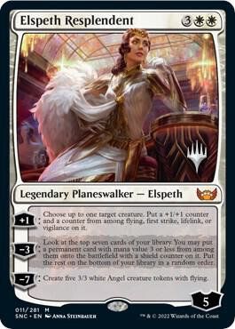 Elspeth Resplendent 11 (Promo Pack: Streets of New Capenna)  - Foil | Good Games Modbury