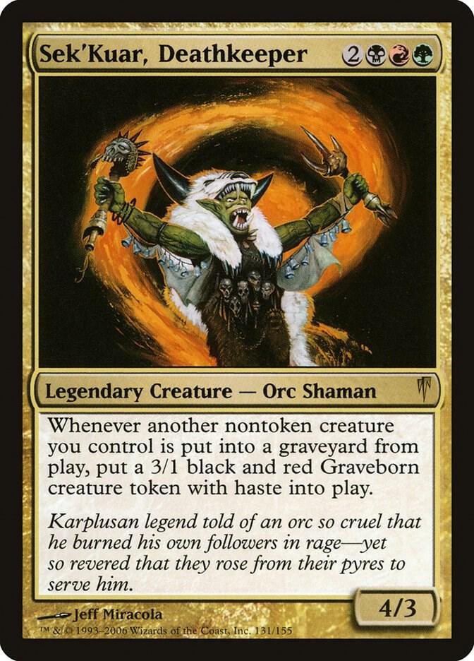 Sek'Kuar, Deathkeeper 131/155 (Coldsnap)  | Good Games Modbury