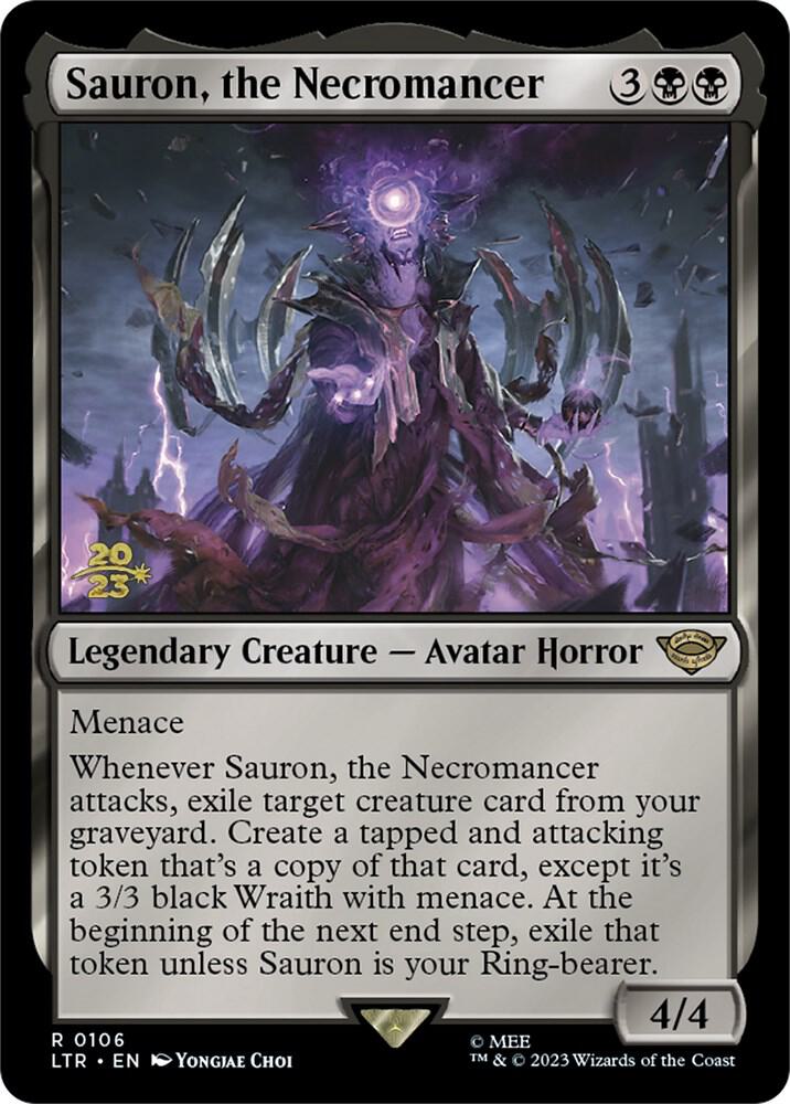 Sauron the Necromancer 106 (Prerelease Cards)  - Foil | Good Games Modbury