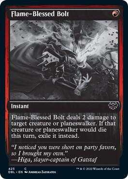 Flame Blessed Bolt 425 (Innistrad: Double Feature)  | Good Games Modbury