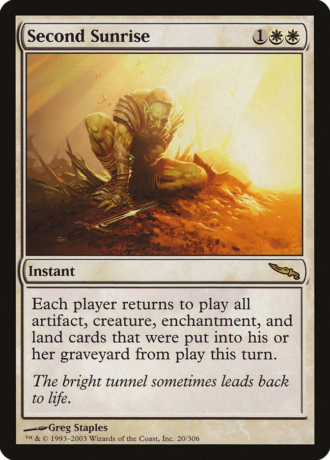 Second Sunrise 20/306 (Mirrodin)  | Good Games Modbury