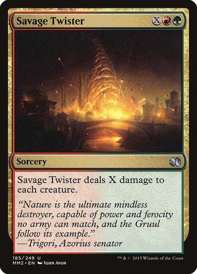 Savage Twister 185/249 (Modern Masters 2015)  - Foil | Good Games Modbury