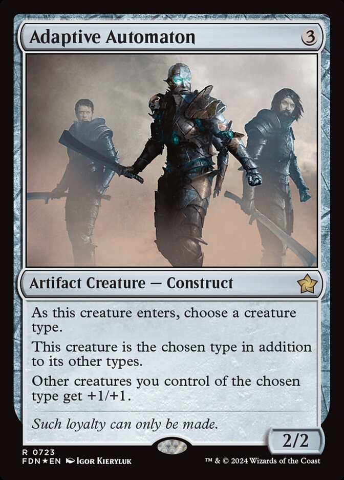 Adaptive Automaton 723/291 (Foundations)  - Foil | Good Games Modbury