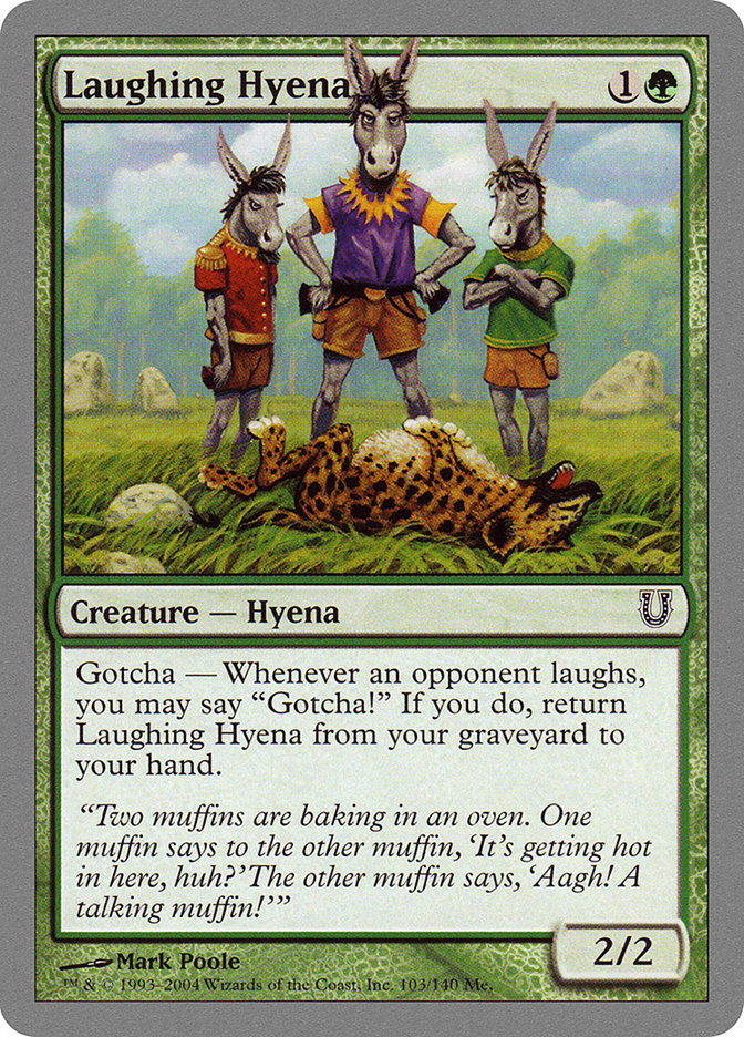 Laughing Hyena 103★/140 (Unhinged)  - Foil | Good Games Modbury