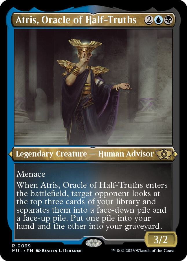 Atris, Oracle of Half-Truths 99/65 (March of the Machine: Multiverse Legends)  - Etched Foil | Good Games Modbury
