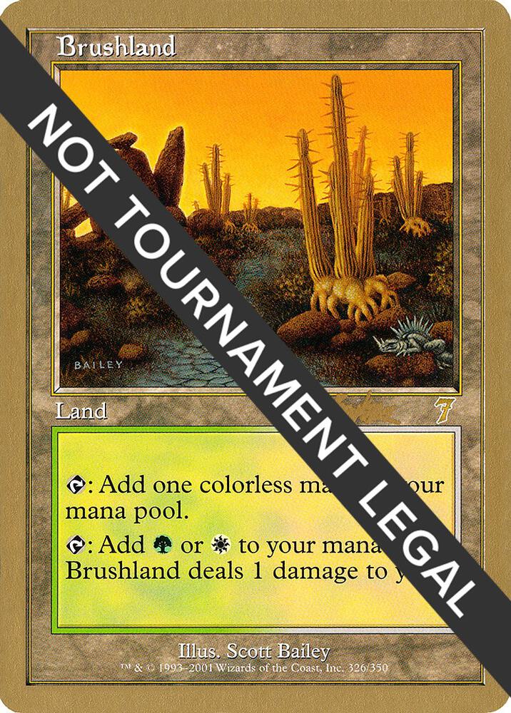 Brushland 2002 Brian Kibler 7ED bk326/153 (World Championship Decks)  | Good Games Modbury