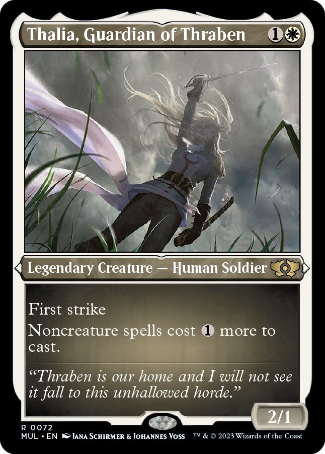 Thalia, Guardian of Thraben 72/65 (March of the Machine: Multiverse Legends)  - Etched Foil | Good Games Modbury