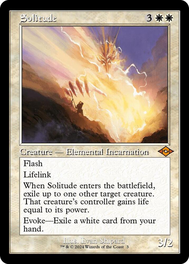 Solitude Retro Frame 3/0 (Modern Horizons 2)  | Good Games Modbury