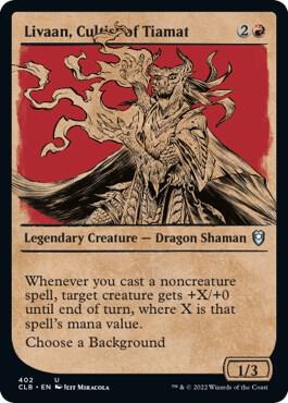 Livaan Cultist of Tiamat Showcase 402/361 (Commander Legends: Battle for Baldur's Gate)  | Good Games Modbury