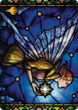 Ivy Gleeful Spellthief Art Card Gold Stamped Signature 72 (Art Series: Dominaria United)  | Good Games Modbury