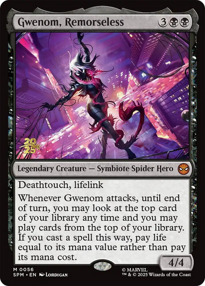Gwenom Remorseless 56 (Prerelease Cards)  - Foil | Good Games Modbury