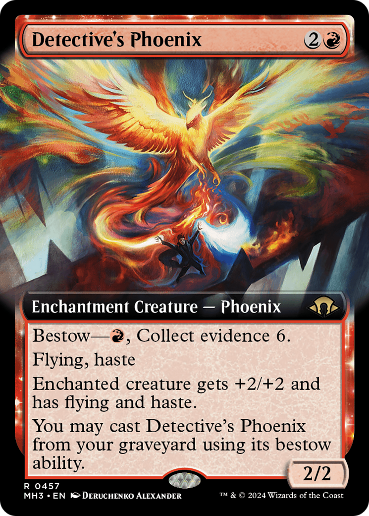 Detective's Phoenix (Borderless) [Modern Horizons 3] | Good Games Modbury