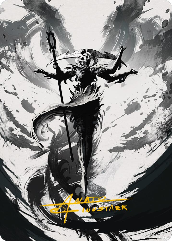 Atraxa Grand Unifier Art Card 77 81 Gold Stamped Signature 77 (Art Series: Phyrexia: All Will Be One)  | Good Games Modbury