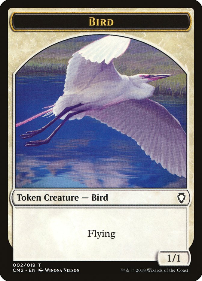 Bird Token [Commander Anthology Volume II Tokens] | Good Games Modbury