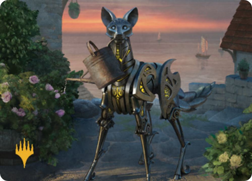 Clockwork Fox Art Card Gold Stamped 43 (Art Series: Commander Legends: Battle for Baldur's Gate)  | Good Games Modbury