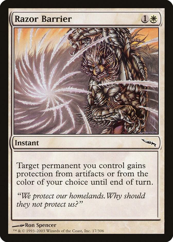 Razor Barrier 17/306 (Mirrodin)  - Foil | Good Games Modbury