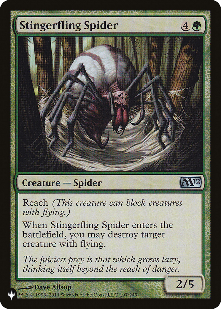 Stingerfling Spider [The List Reprints] | Good Games Modbury