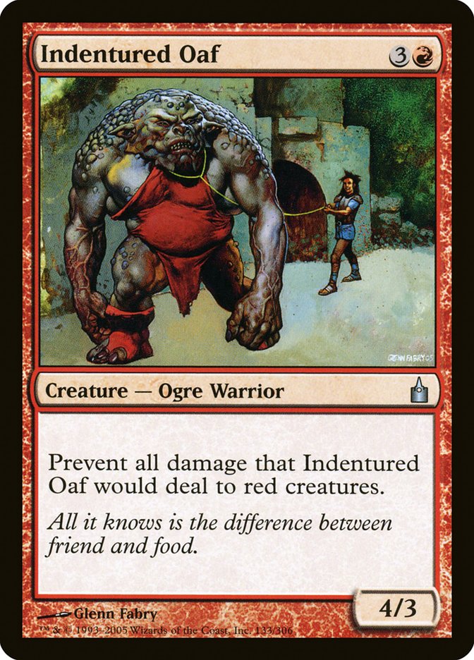 Indentured Oaf [Ravnica: City of Guilds] | Good Games Modbury