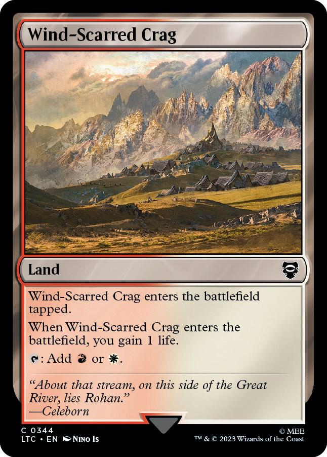 Wind-Scarred Crag 344 (Commander: The Lord of the Rings: Tales of Middle-earth)  | Good Games Modbury