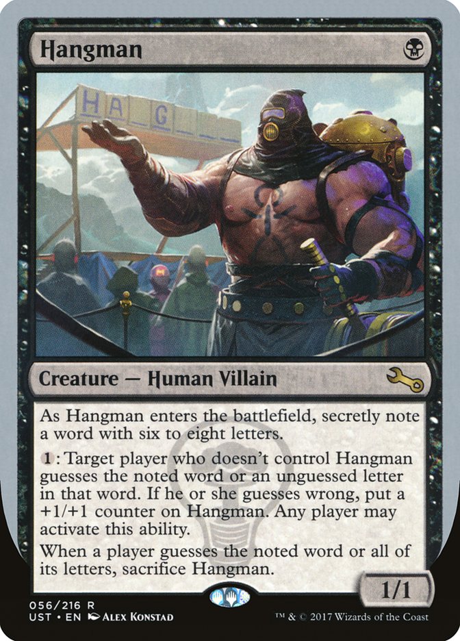 Hangman 56/216 (Unstable)  - Foil | Good Games Modbury
