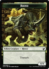 Rhino // Egg Double-Sided Token [Commander 2019 Tokens] | Good Games Modbury