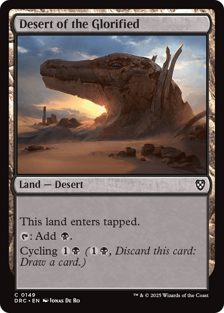Desert of the Glorified [Aetherdrift Commander] | Good Games Modbury