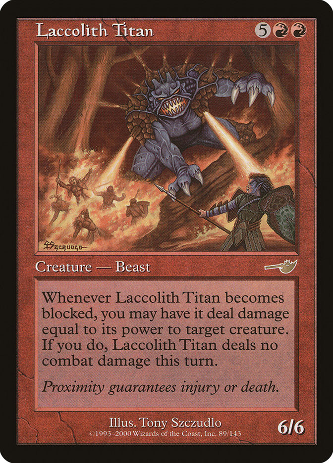 Laccolith Titan 89/143 (Nemesis)  | Good Games Modbury