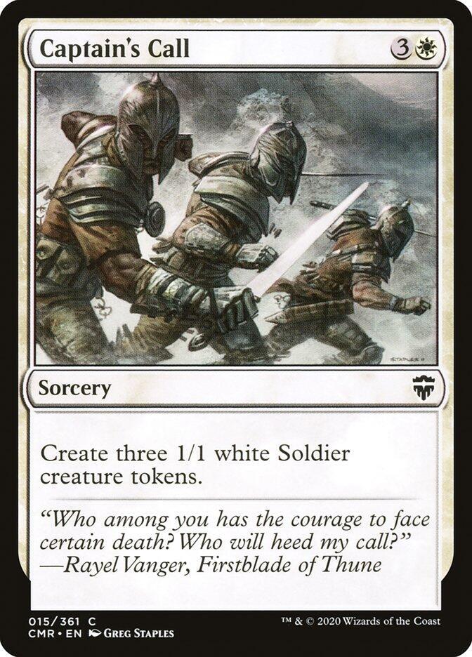 Captains Call 15/361 (Commander Legends)  - Foil | Good Games Modbury