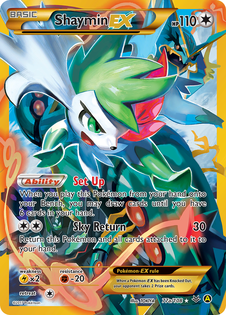 Shaymin EX (77a/108) [Alternate Art Promos] | Good Games Modbury