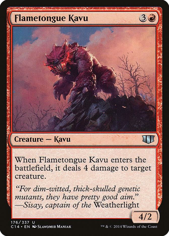 Flametongue Kavu 176/337 (Commander 2014)  | Good Games Modbury