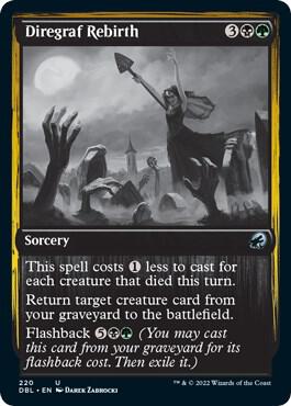 Diregraf Rebirth 220/534 (Innistrad: Double Feature)  - Foil | Good Games Modbury