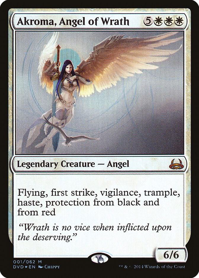 Akroma Angel of Wrath 1/62 (Duel Decks: Anthology)  - Foil | Good Games Modbury