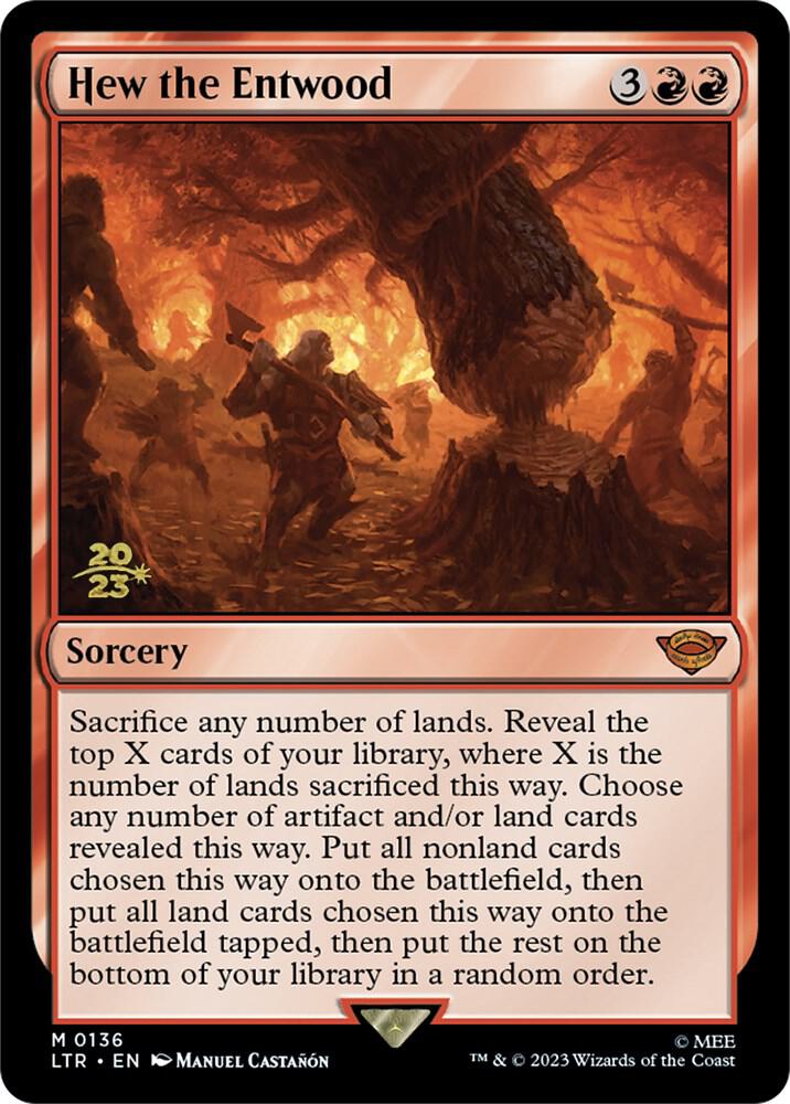 Hew the Entwood 136s/86 (Prerelease Cards)  - Foil | Good Games Modbury
