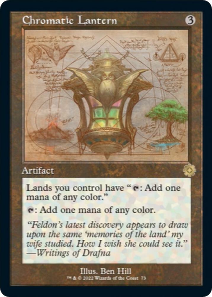 Chromatic Lantern Schematic 73/63 (The Brothers' War: Retro Frame Artifacts)  - Foil | Good Games Modbury