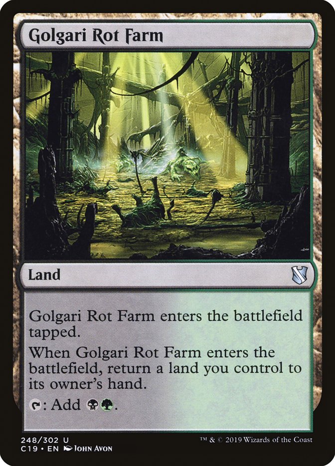Golgari Rot Farm [Commander 2019] | Good Games Modbury