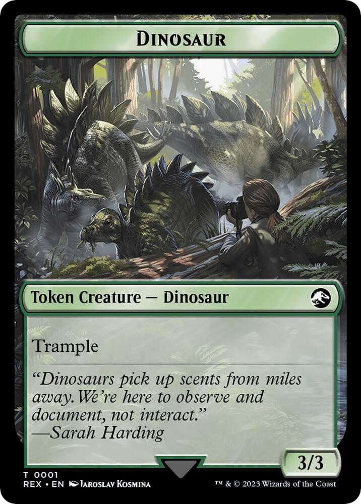 Dinosaur Token 1 (Universes Beyond: Jurassic World Collection)  - Foil | Good Games Modbury