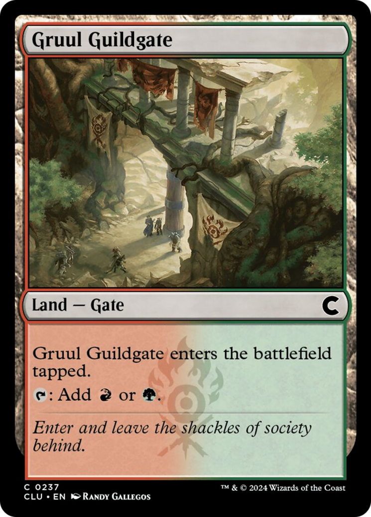 Gruul Guildgate [Ravnica: Clue Edition] | Good Games Modbury